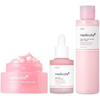 Medicube PDRN Daily Glow Routine Set front view bottles and jar