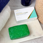 Back label details and ingredients of Revitale foot scrub bar