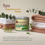 OKAY Peppermint Foot Scrub ingredient highlight view