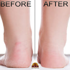 OKAY Peppermint Foot Scrub side profile showing size and shape